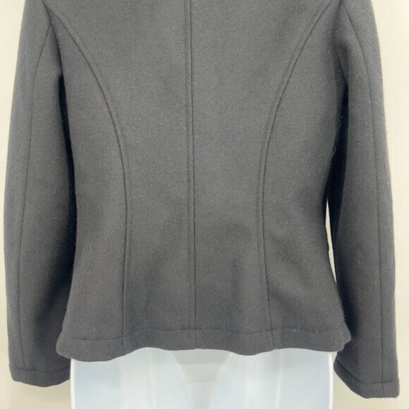 Weekend MaxMara Luxury Black Wool Jacket – Size US 8 - Picture 6 of 12